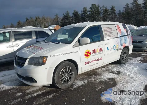 2015 Dodge Grand Caravan Sxt Plus из США, поврежденный, VIN 2C4RDGCG5FR703797